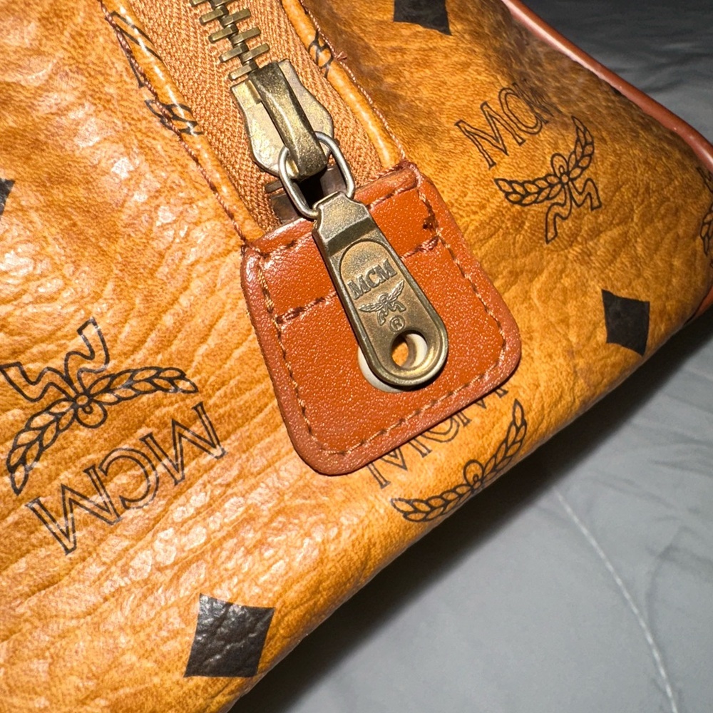 “Vintage MCM Boston Satchel” “Visetos Speedy Bag” “Cognac Monogram Handbag” - Picture 7 of 10
